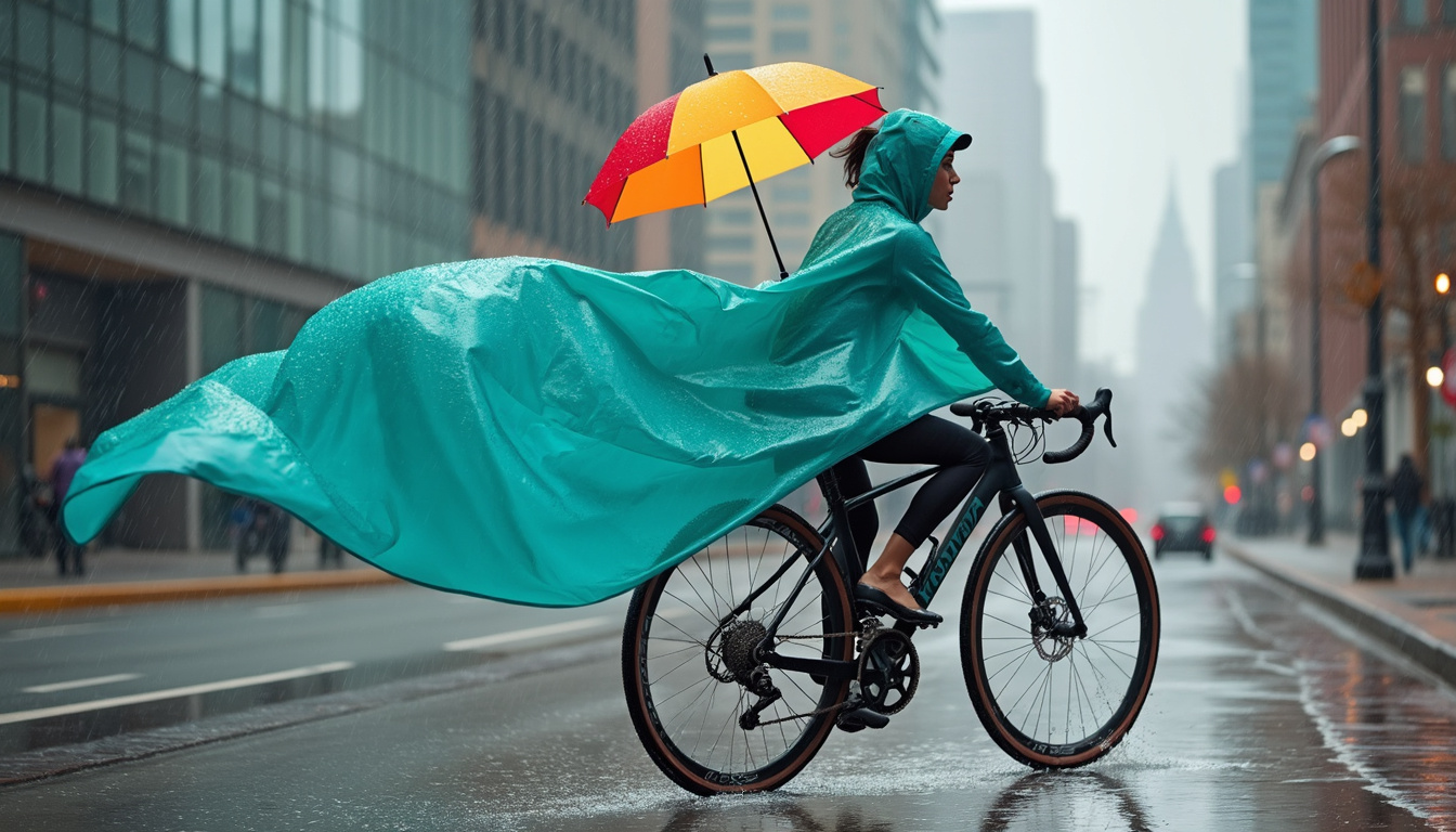 découvrez les avantages d'opter pour une cape de pluie lors de vos sorties à vélo. préservez votre confort et votre style face aux intempéries tout en garantissant une protection efficace contre la pluie. explorez les caractéristiques et les bénéfices de cette pièce essentielle pour les cyclistes.