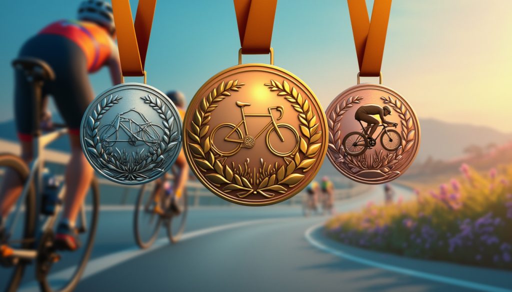 découvrez l'importance des médailles en cyclisme sur route, symbole d'excellence sportive et de réussite. plongez dans l'univers des compétitions cyclistes et l'impact des médailles sur les athlètes et leur carrière.