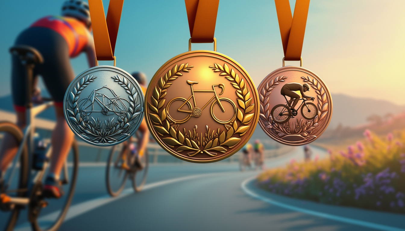 découvrez l'importance des médailles en cyclisme sur route, symbole d'excellence sportive et de réussite. plongez dans l'univers des compétitions cyclistes et l'impact des médailles sur les athlètes et leur carrière.