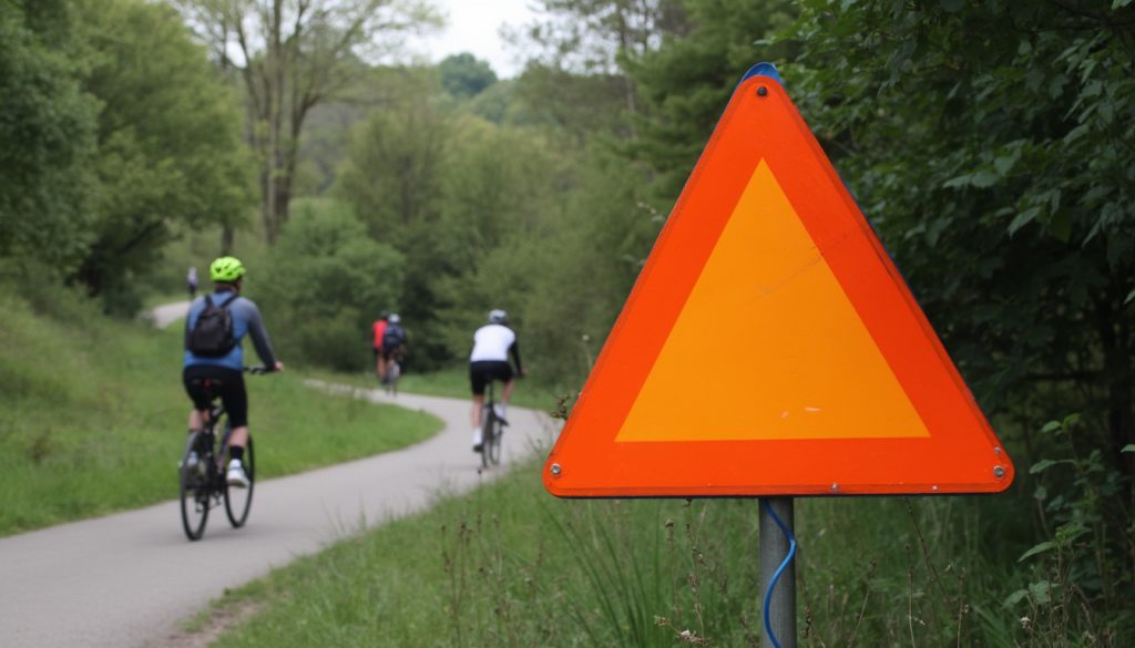 découvrez l'importance du panneau triangulaire pour vélo, un élément de sécurité indispensable pour les cyclistes. assurez votre visibilité sur la route et protégez-vous grâce à cet accessoire essentiel lors de vos trajets à vélo.
